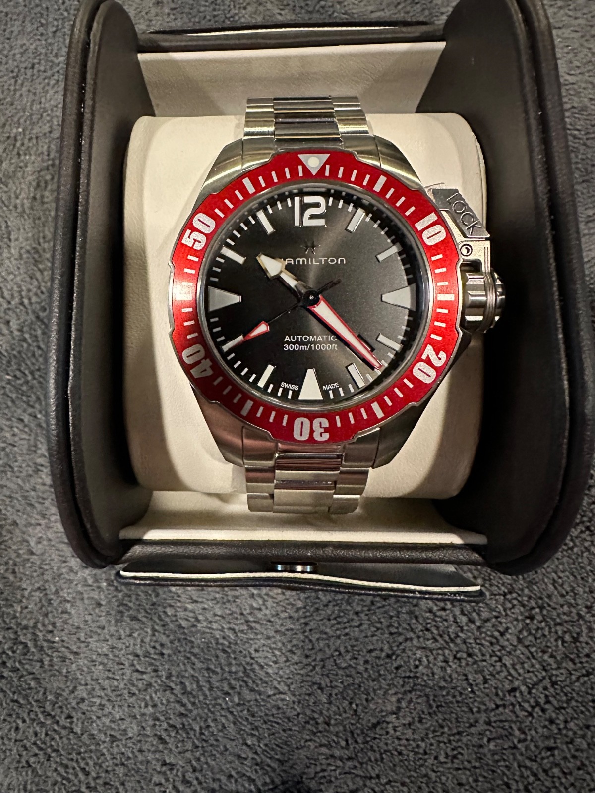 Hamilton frogman automatic dive watch - image 1