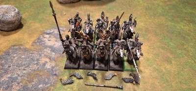 Warhammer Hochelfen 10 Silberhelme teilweise bemalt, High Elf Silverhelms