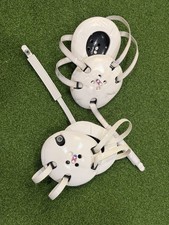 Lot of 2 Cliff Keen Signature Wrestling Headgear White Adult Adjustable