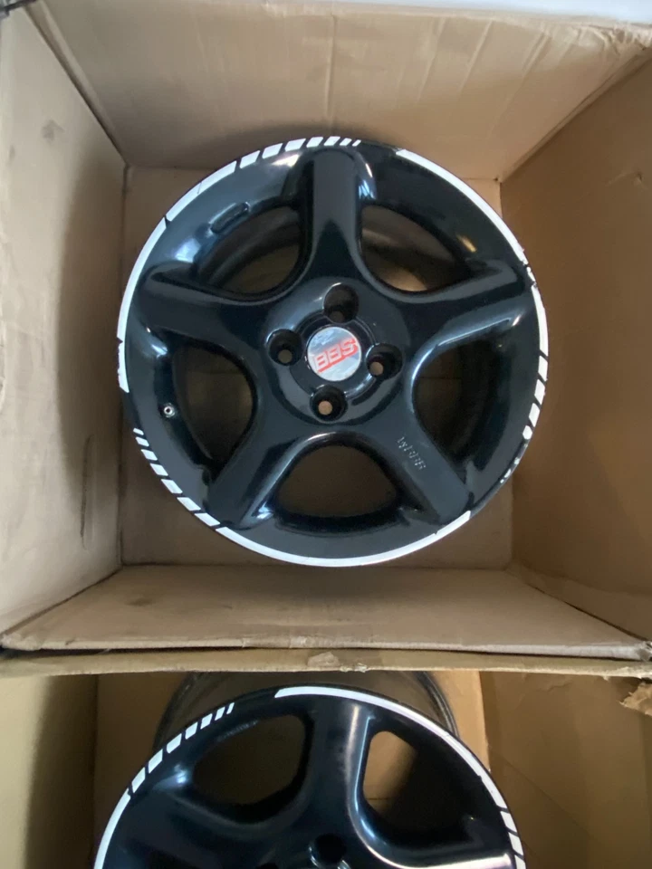 4x Original Felgen BBS - Zoll 15 ET36 4x100 - KBA 41951 - 7251152 - VW - Bmw - Bild 2 von 4