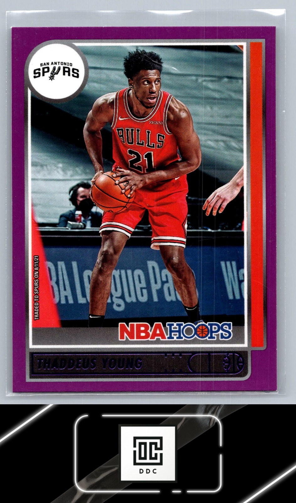 2021-22 Hoops #65 Thaddeus Young Purple
