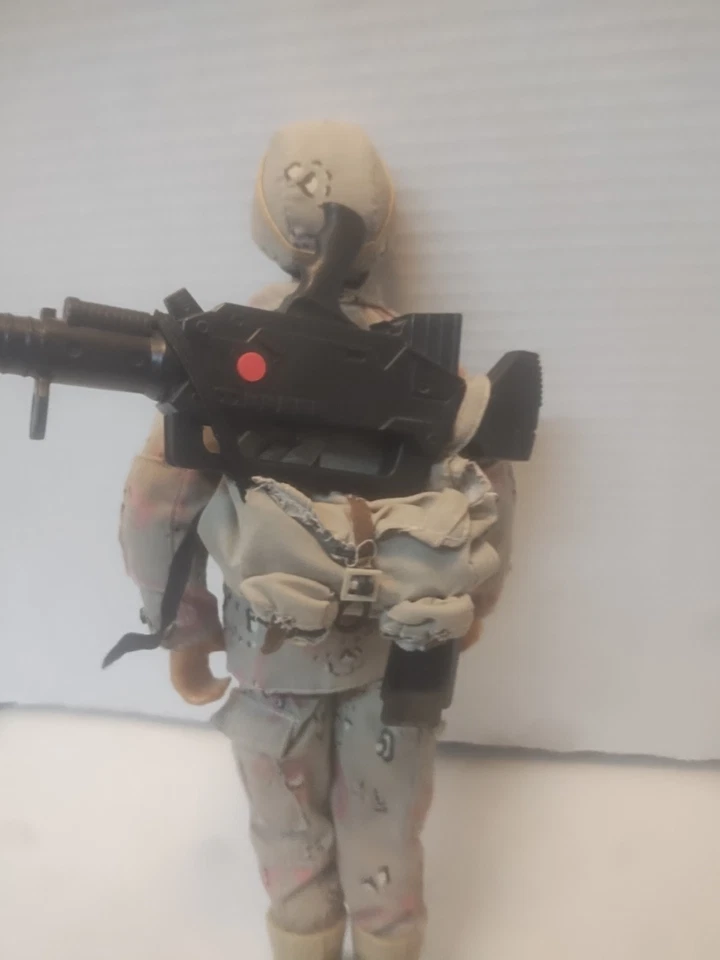 1991 Hasbro GI Joe Hall of Fame Duke 12” With Helmet And Many Accessories - Image 4 of 4