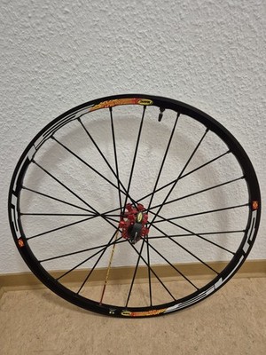 MAVIC Crossmax SLR 26 Zoll Vorderrad Laufrad vorne rot Top Zustand!