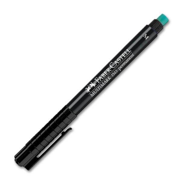 Faber-Castell Multimark 1513 - M 1,0 Mm Schwarz OHP-CD Plus Permanent Marker-image