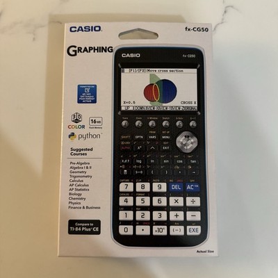 Casio FX-CG50 High-Resolution Python 3D Color Graphing Calculator