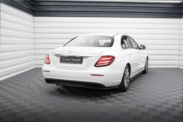 Mittlerer Diffusor Heck Ansatz DTM Look FüR Mercedes-Benz E W213 Heck Schwarz-image