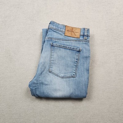 Calvin Klein Vintage Damen Jeans Hose W30 L32 Denim Blau Slim Bootcut Flare Y2K
