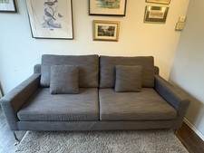 Dwell Sofa – Grey Fabric – 3 Seater
