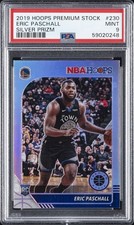 2019 PANINI HOOPS PREMIUM STOCK SILVER PRIZM #230 ERIC PASCHALL PSA 9