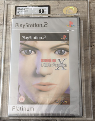 Resident Evil: Code Veronica UKG90 Mint Playstation PS 2 SEALED Neu Kein VGA