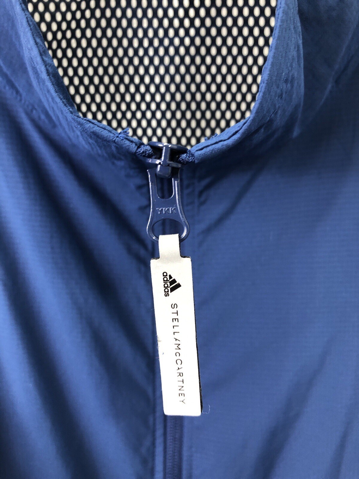 Adidas Stella McCartney Jacket Windbreaker TruePace Blue Women Plus Size 1X NWT thumbnail 3