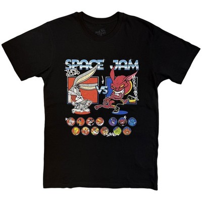 Space Jam Tune Squad vs Monstars Homage lizenziert T-Shirt Herren