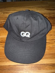 GQ Magazine Dad Hat Strapback Black NWOT Supreme 