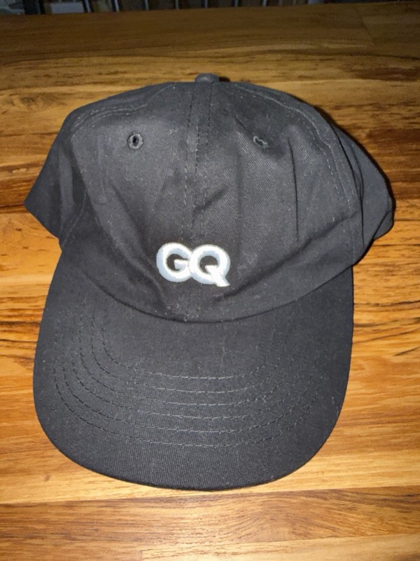 GQ Magazine Dad Hat Strapback Black NWOT Supreme 