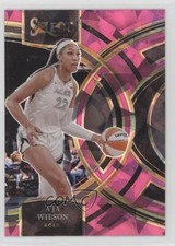 2024 Panini Select WNBA Premier Level Pink Ice Prizm A'ja Wilson #158 2v5