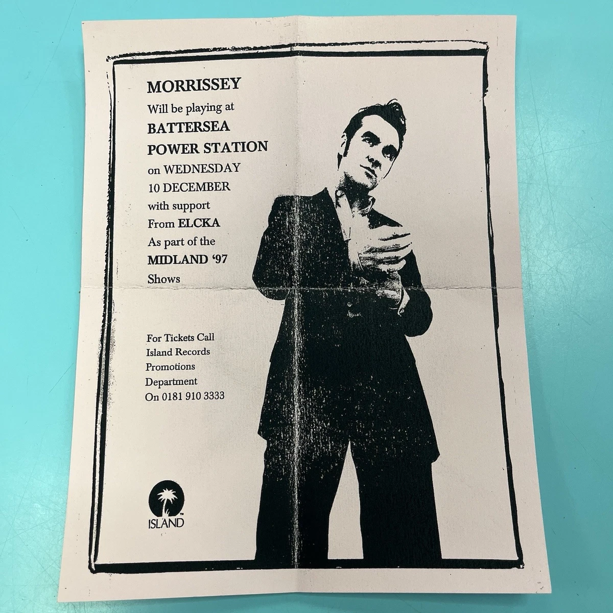Morrissey Satan Rejected My Soul Promo CD With Rare Island Records Flyer Smiths