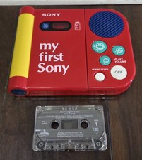 Vintage 1989 My First Sony Cassette Player TPM-8000 WORKING