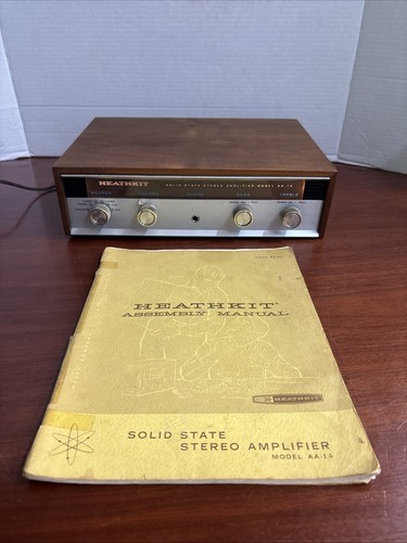 Heathkit Solid State Stereo Amplifier Model AA-14***Turns On