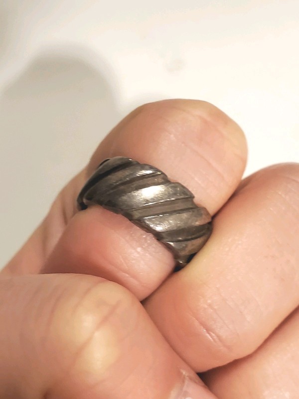 1995 Retired Tiffany & Co Sterling Silver 925 Twist Band Ring