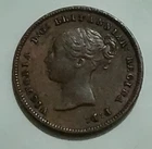 1843 Victoria Farthing — photo from another recent sale