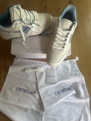 Original Off-White Sneakers Weiß Hellblau Neu Gr. 45