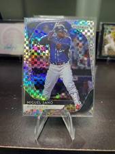 2020 Panini Prizm - Tier II Miguel Sanó #109 Power Plaid Prizm 12/75