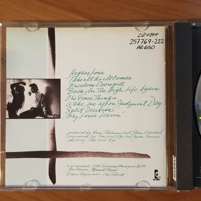 STEVE WINWOOD back in the high life SONOPRESS NM/EX (CD Album, Pop, Island) - Bild 2 von 4