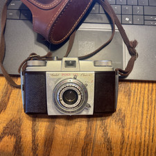 Kodak Pony 135 Model C 35mm Film Camera w/ Original Leather Case