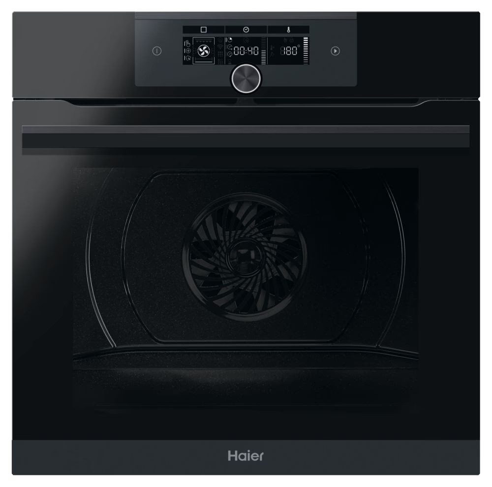 Haier HWO60SM6F8BH Built-in 70L Single Electric Multi-Function Oven - Pyrolytic