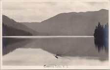 Cameron Lake Vancouver Island BC Mixed Stamps c1924 Trio Real Photo Postcard F29