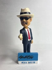 Mike Brito Signed Radar Gun Bobblehead RARE LA Dodgers PSA AN44986