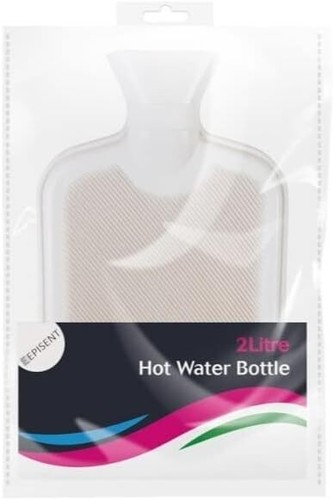 Luxury soft Fleece 2L Hot Water Bottle- Cozy & Pain Relief Essential - Picture 15 of 15