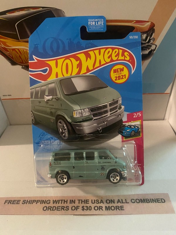 2021 Hot Wheels HW DRIFT 2/5 Dodge Van 50/250