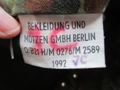 3 German Army Camouflage Flecktarn Caps, Small Size 53/ 58 - Picture 19 of 19