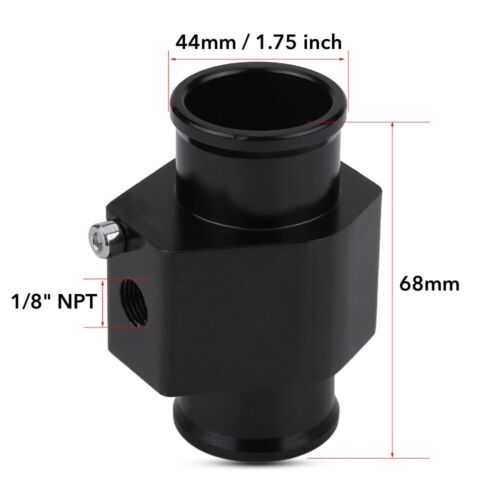 44MM 1.75 INCH RADIATOR IN-HOSE FITTING ELECTRIC FAN THERMO-STAT TEMP SWITCH KIT - Picture 2 of 7