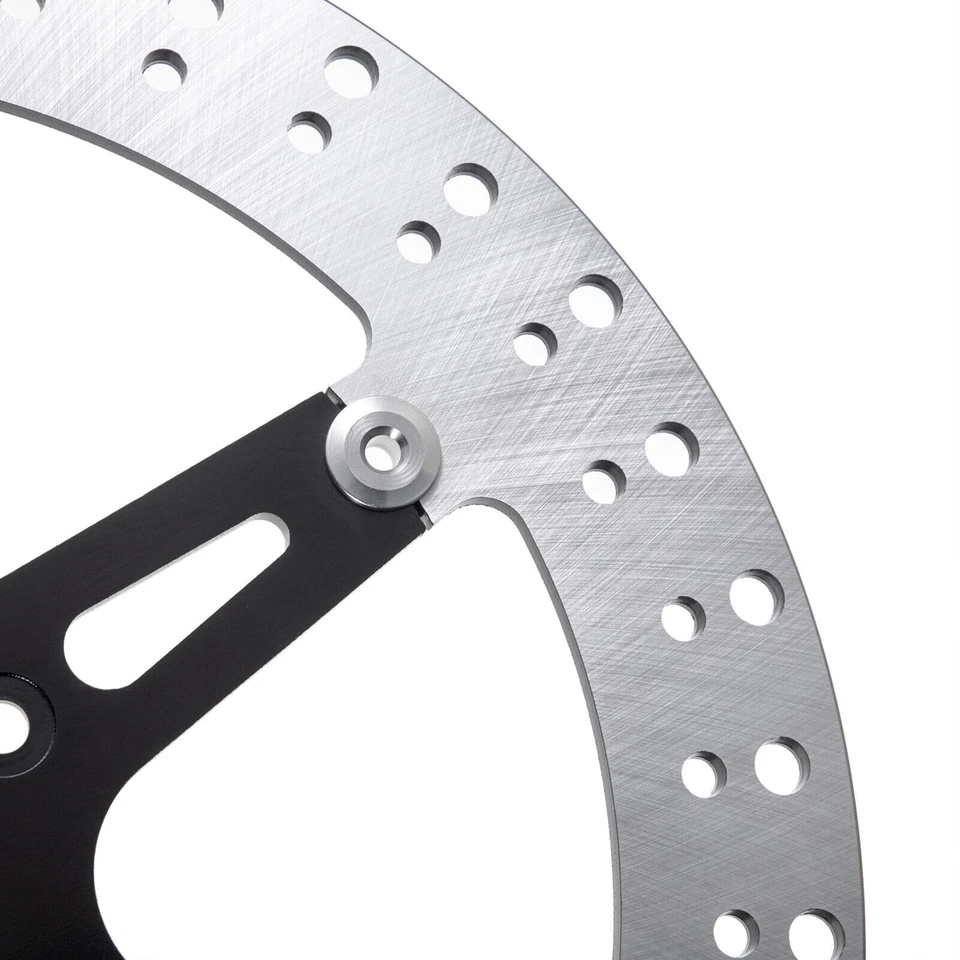 Rotor de freno delantero grande flotante de 14" y soporte para Harley Touring Road Glide 08-13 Foto 4 de 4