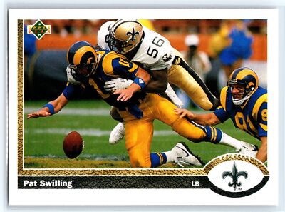 1991 Upper Deck #246 Pat Swilling  Football New Orleans Saints