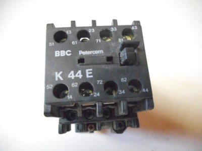 BBC Petercem Schütz K 44 E Leistungsschütz Motorschütz