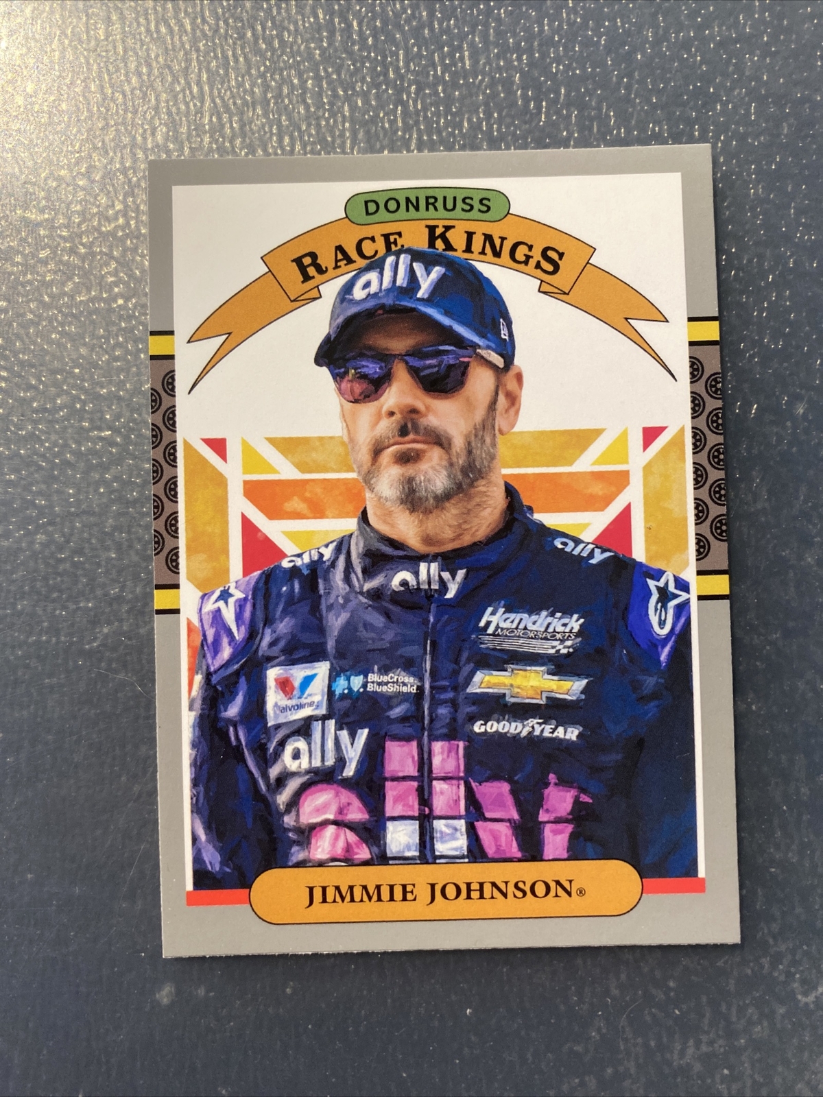 Jimmy Johnson Rookie Card 2020 Donruss Racing Race Kings Silver Parallel Card JIMMIE JOHNSON | eBay