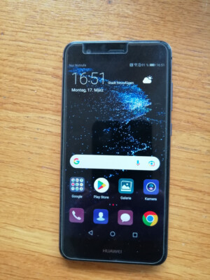 Huawei P 10 lite 32 GB Flash Speicher 4 GB RAM - schwarz LTE (Ohne Simlock)