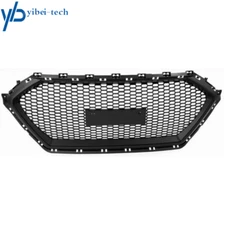 For Hyundai Elantra 2017-18 Front Bumper Hood Grille Black Honeycomb Trim Grill