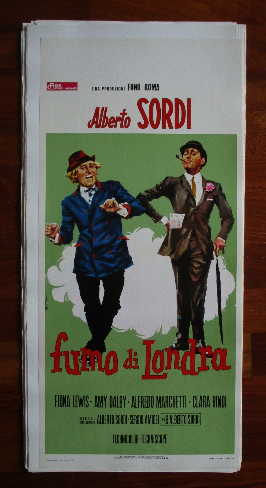 Locandina originale film FUMO DI LONDRA (1966) - Regia di Alberto Sordi