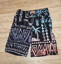 Wonder Nation quick dry Hawiian Style swim trunks Kids Boys Size medium