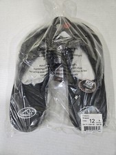 Reef Men's Fanning Sandal, Black/Silver, 12 M