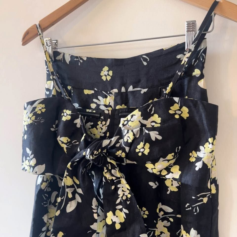 Shona Joy Goldie Bralette Tie Top & Tuxedo Wide Pant Set AU 6 8 / US 2 4 / XS image 6