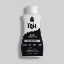 Rit All Purpose Liquid Dye, Black, 8 Fl. Oz.