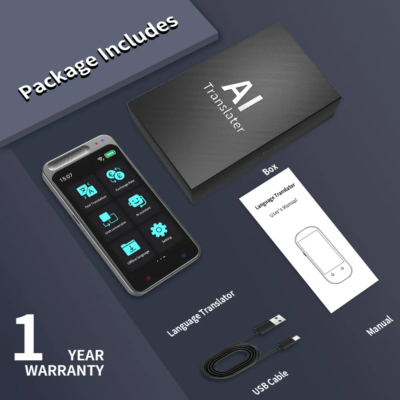 VORMOR Translator Z6 AI翻訳機　音声翻訳 Vormor Z6 Language Translator Device Real-Time Voice Translation