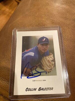 2024 Historic Signatures Buy Back On Card Autographs Collin Balester