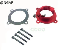 Red Throttle Body Spacer For 07-12 Jeep Liberty Grand Cherokee Commander 3.7L