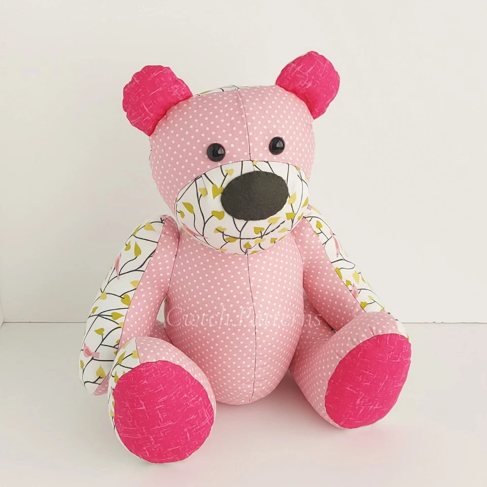Memory Bear SEWING PATTERN, teddy bear sewing pattern, soft toy pattern, uk - Image 2 of 4